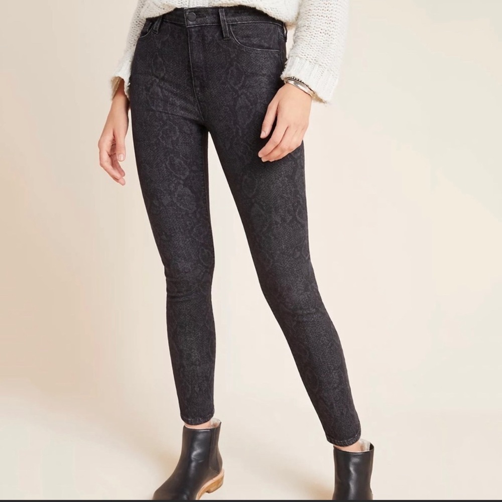 NWT Sanctuary high-rise Snake Printed Denim Leggins sz. 24